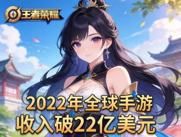 王者荣耀2022年全球手游收入破22亿美元