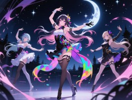 永夜降临复苏美女跳舞，角色有哪些惊艳舞姿，皮肤彩蛋怎么触发，视觉体验如何？