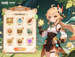 原神活动攻略技巧,活动怎么分类,奖励怎么拿满,时间不够怎么办