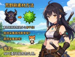 怪物猎人荒野刷素材方法,素材刷新机制是什么,高效采集路线有哪些,NPC委托任务怎么用