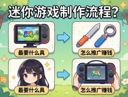 迷你小游戏制作流程是什么，需要什么工具，怎么推广赚钱？