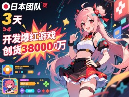 日本团队3天开发爆红游戏创收3800万