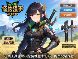 怪物猎人荒野工具配装,配装器怎么用,在线工具能解决配装难题吗,网页配装器推荐
