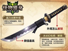 怪物猎人荒野武器太刀外观,哪把太刀颜值最高,外观怎么解锁,太刀幻化系统详解