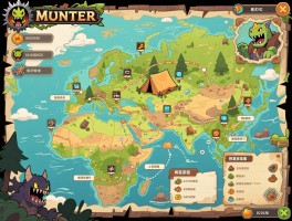 怪物猎人荒野地图解析，究竟有几张主地图，营地坐标在哪里，资源采集路线怎么规划