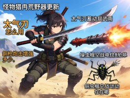怪物猎人荒野武器更新,太刀气刃蓄力怎么用,铳枪炮击增强多少,操虫棍空战改动在哪