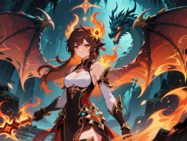 原神5.3版本爆料剧情,火神玛薇卡人神逆位深渊拟态龙隐藏什么秘密