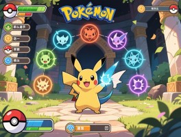 口袋妖怪攻略,新手怎么选初始精灵,属性克制如何掌握,道馆怎么打