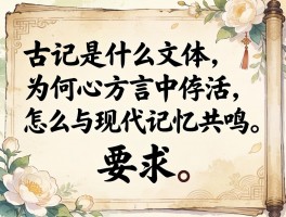 古记是什么文体,为何在方言中存活,怎么与现代记忆共鸣
