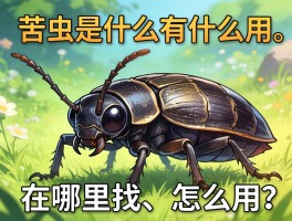 苦虫是什么,有什么用,在哪里找,怎么用？