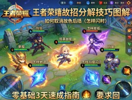 王者荣耀连招分解技巧图解,如何取消技能后摇,怎样衔接闪现,零基础3天速成指南