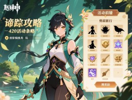 原神420活动攻略，活动前置条件是什么,谛踪匿行怎么玩,剪影辑帧如何拿满奖励