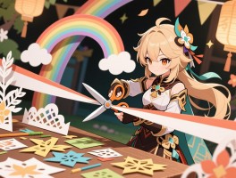 剪纸活动原神攻略,剪彩映虹怎么玩,剪纸拼贴技巧有哪些,活动奖励怎么拿