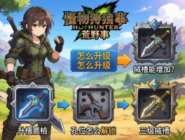 怪物猎人荒野武器插槽怎么升级,插槽能增加吗,孔位怎么解锁,三级插槽怎么获得