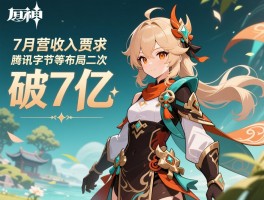 原神7月营收破7亿 腾讯字节等布局二次