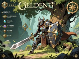 手绘艾尔登法环攻略,开局选什么遗物,新手推图顺序,如何击败大树守卫