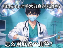 归途24小时手术刀真的无敌吗？怎么用好医生这个角色？
