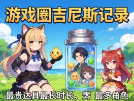 游戏圈吉尼斯纪录最贵道具最长时长最多角色