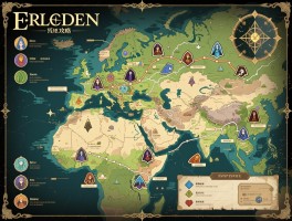 艾尔登法环攻略图怎么规划路线，地图碎片收集顺序是什么，NPC支线如何融入主线流程