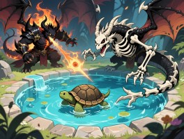 创魔无伤打法老boss,水池龟怎么卡位,黑霸如何单刷,骨龙能不能绕圈打