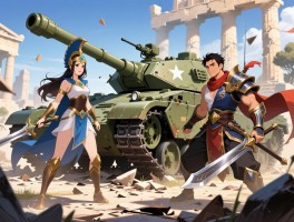 明星cos翻车现场贾玲雅典娜成坦克 黄晓明鲁班显二