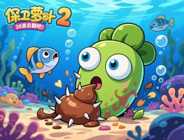 保卫萝卜深海2第20波总翻车？鱼刺便便摆错位了吧！