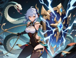 原神传奇boss无伤打法,科西霍怎么破雷盾,嵌合神骨蛇姬钩索怎么躲