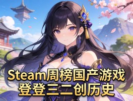 Steam周榜国产游戏首登前二创历史