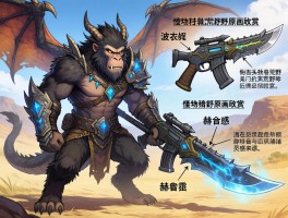 怪物猎人荒野原画欣赏,波衣龙武器设计解析,赫猿兽灵感来源是什么