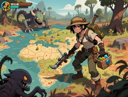 怪物猎人荒野地图攻略，怎么高效探索,资源怎么采集,怪物怎么应对