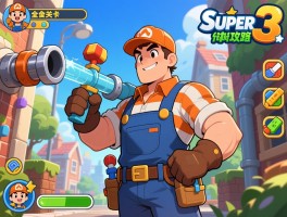 超级水管工3攻略，全关卡怎么通关，道具如何使用效果最好，角色哪个更强