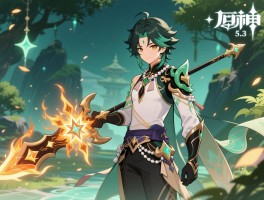 原神5.3版本武器，焚曜千阳值不值得抽,祭星者之望适配谁,磐岩结绿泛用性高吗