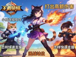 王者荣耀小猫连招技巧,如何打出高额伤害,怎样快速支援,团战如何站位？