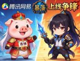 腾讯网易暴雪猪年吉祥物上线争锋