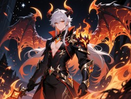 永夜降临复苏希尔时装，炎魔化身怎么获得,属性加成值不值,零氪能拿到吗