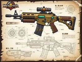 怪物猎人荒野武器图纸怎么解锁,前期如何快速获得,机械武器图纸怎么制作