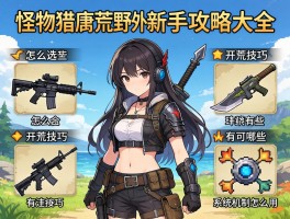 怪物猎人荒野新手攻略大全，武器怎么选,开荒技巧有哪些,系统机制怎么用