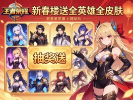 王者荣耀新春抽奖送全英雄全皮肤