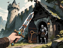 艾尔登法环城墙塔攻略,曲剑护符怎么拿,生锈钥匙在哪,小黑屋骑士怎么打