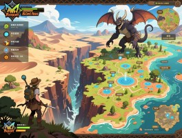 怪物猎人荒野地图解析，地图有多大，天堑沙原怎么探索，动态环境系统怎么利用