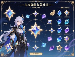 永夜降临复苏升星材料获取途径,升星需要多少进阶石,升星材料怎么合理分配