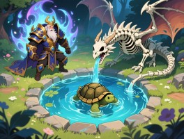 创造与魔法无伤boss打法，纳坦领主怎么卡位，水池龟如何绕圈，骨龙为什么不能无伤