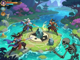 梦幻侠士水路副本攻略，五行石怎么放置，李建成李元吉怎么打，骷髅怪如何应对？