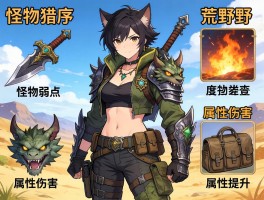 怪物猎人荒野武器属性,怪物弱点属性怎么查,属性伤害如何提升,属性配装推荐