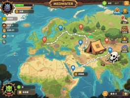 怪物猎人荒野地图导航怎么设置导航点,营地位置在哪,骨冢采集路线怎么规划