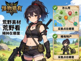 怪物猎人荒野素材在哪看，地图标记怎么用，采集点在哪找，稀有特产如何获得