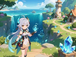 原神5.3版本水神童在塔拉塔海谷位置在哪,埃尔顿海沟怎么收集,苍晶区路线是什么