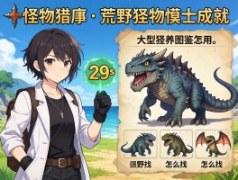 怪物猎人荒野怪物博士成就,29只怪物怎么找,大型怪物图鉴怎么用