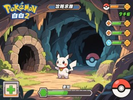 口袋妖怪白2攻略新手怎么开局,道馆挑战顺序是什么,隐藏洞穴在哪里？