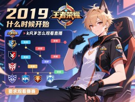 2019王者荣耀kpl赛程,什么时候开始,有哪些战队,怎么观看直播